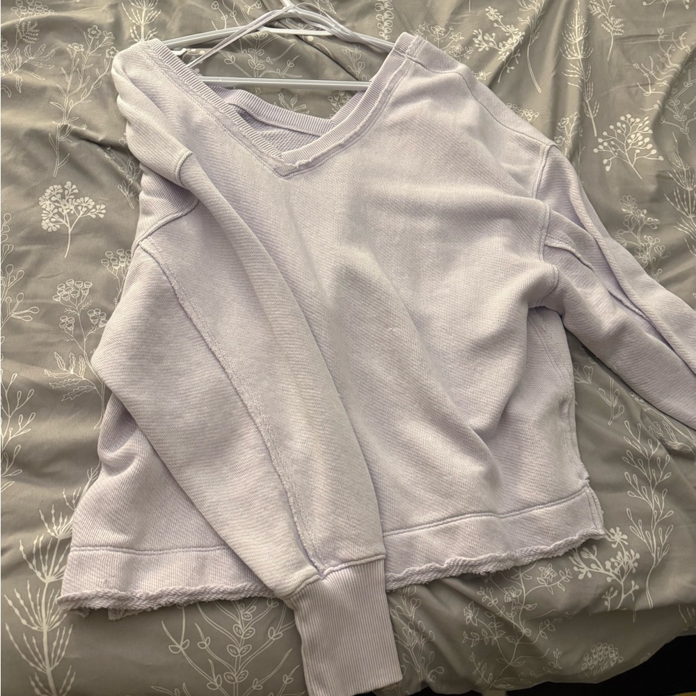 American Eagle Outfitters Lavender Knit Top